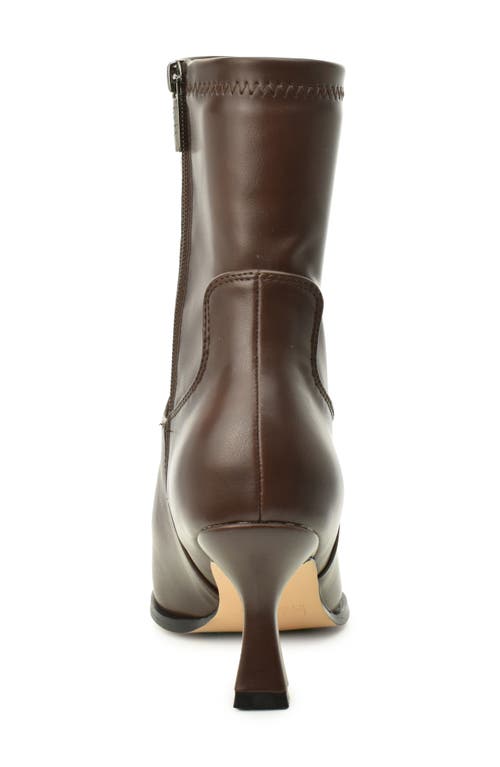 NICOLE MILLER NICOLE MILLER KITTEN HEEL STRETCH BOOTIE 