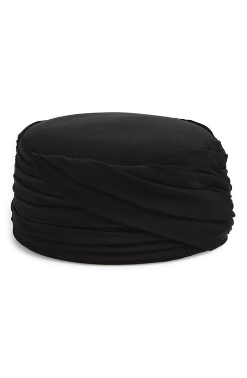 Wool & Silk Crepe Hat