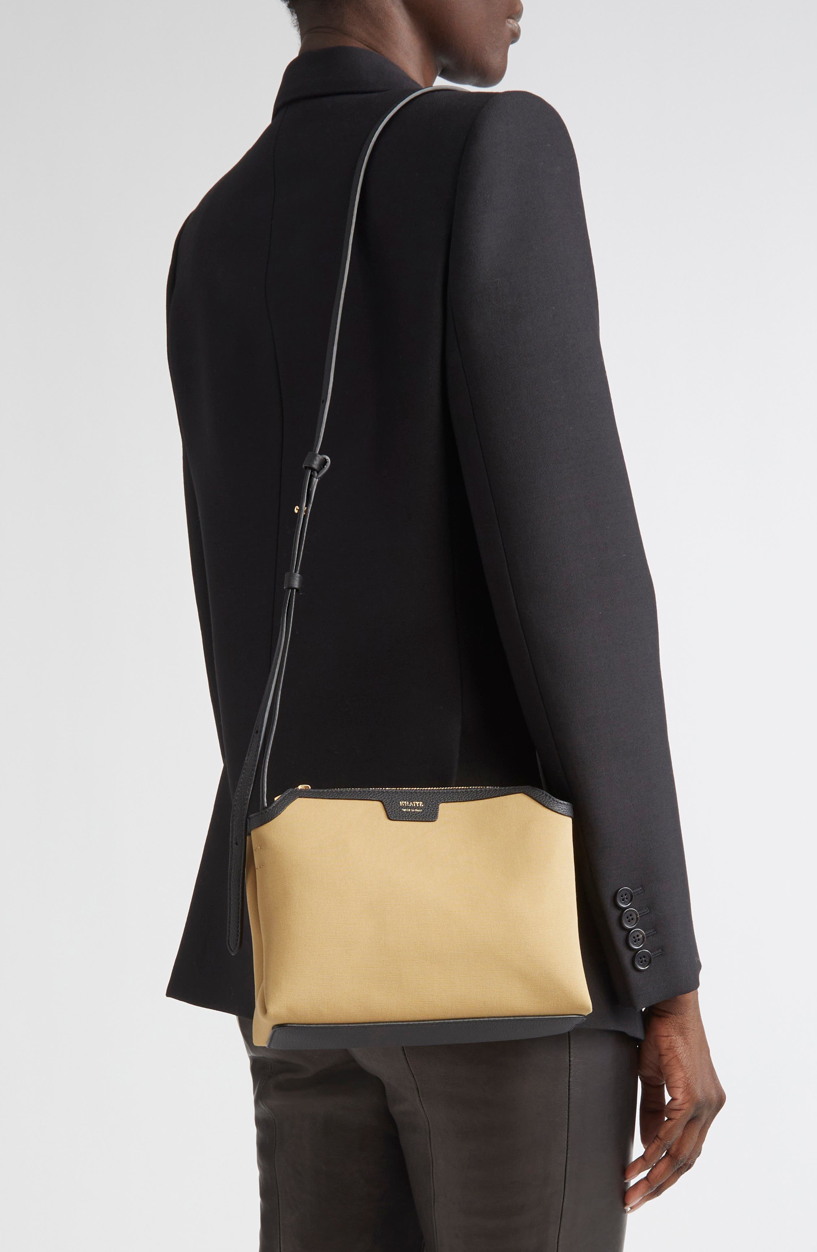 Khaite Medium Lina Canvas Crossbody Bag, Alternate, color, 