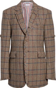 Thom Browne Shrunken Fit Hunting Tweed Armband Sport Coat
