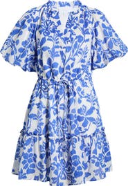 SUGARLIPS Elaris Floral Noella Shift Minidress