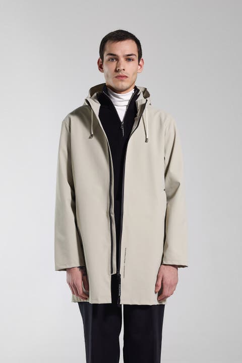 Stockholm Lightweight Zip Matte Raincoat