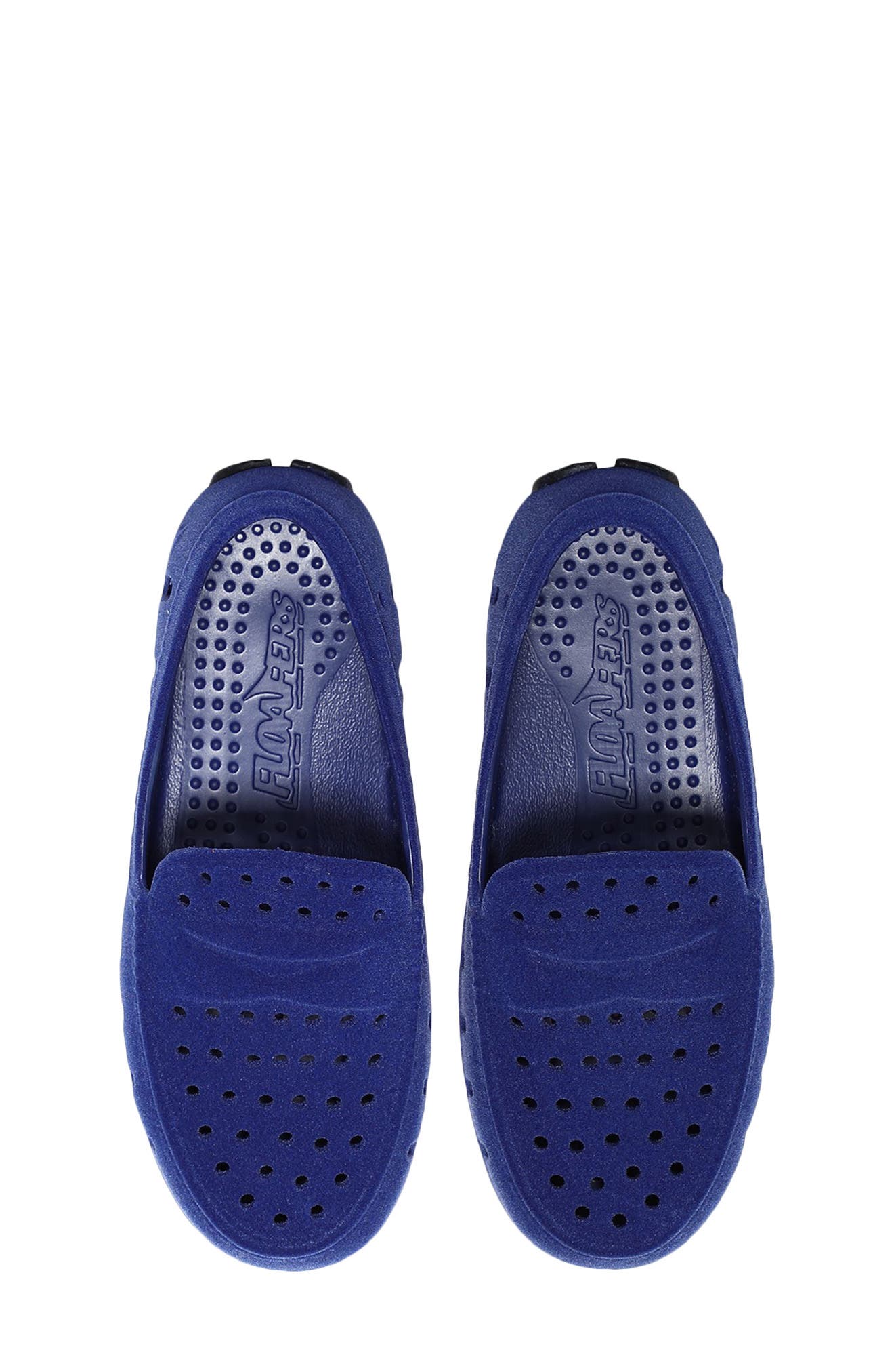 PRODIGY DRIVER FAUX SUEDE, Alternate, color, DEEP NAVY SUEDE/BLACK
