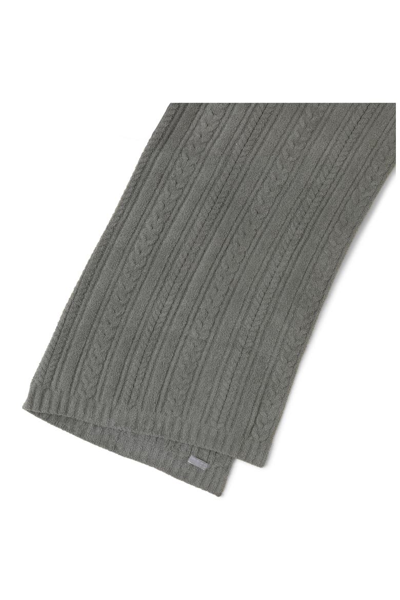 CozyChic® Cable Throw Blanket, Alternate, color, LAUREL GREEN
