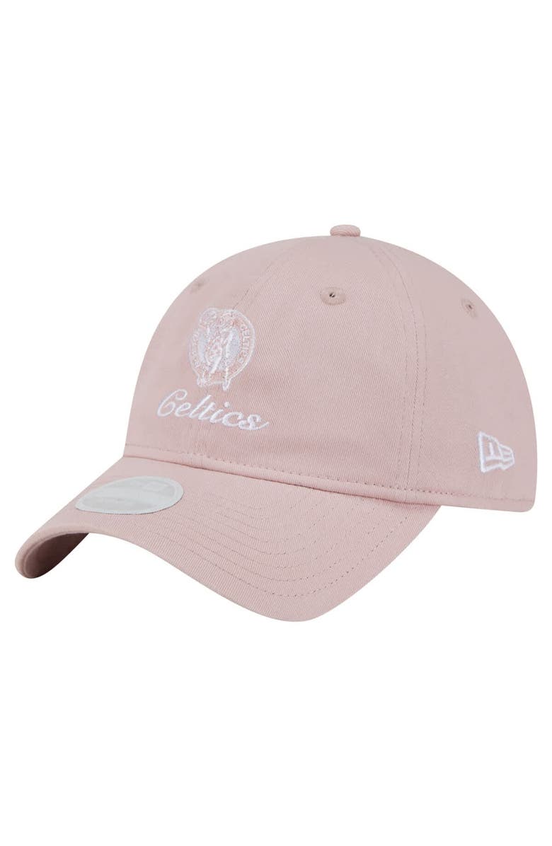 New Era Women's New Era  Pink Boston Celtics Gameday Preppy 9TWENTY Adjustable Hat, Main, color, Pink