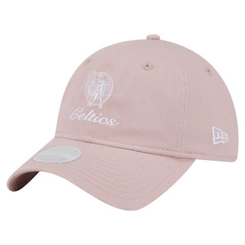 Women's New Era  Pink Boston Celtics Gameday Preppy 9TWENTY Adjustable Hat