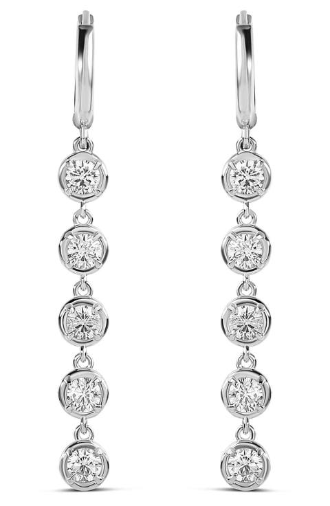 Victorian Style Round Drop Earrings