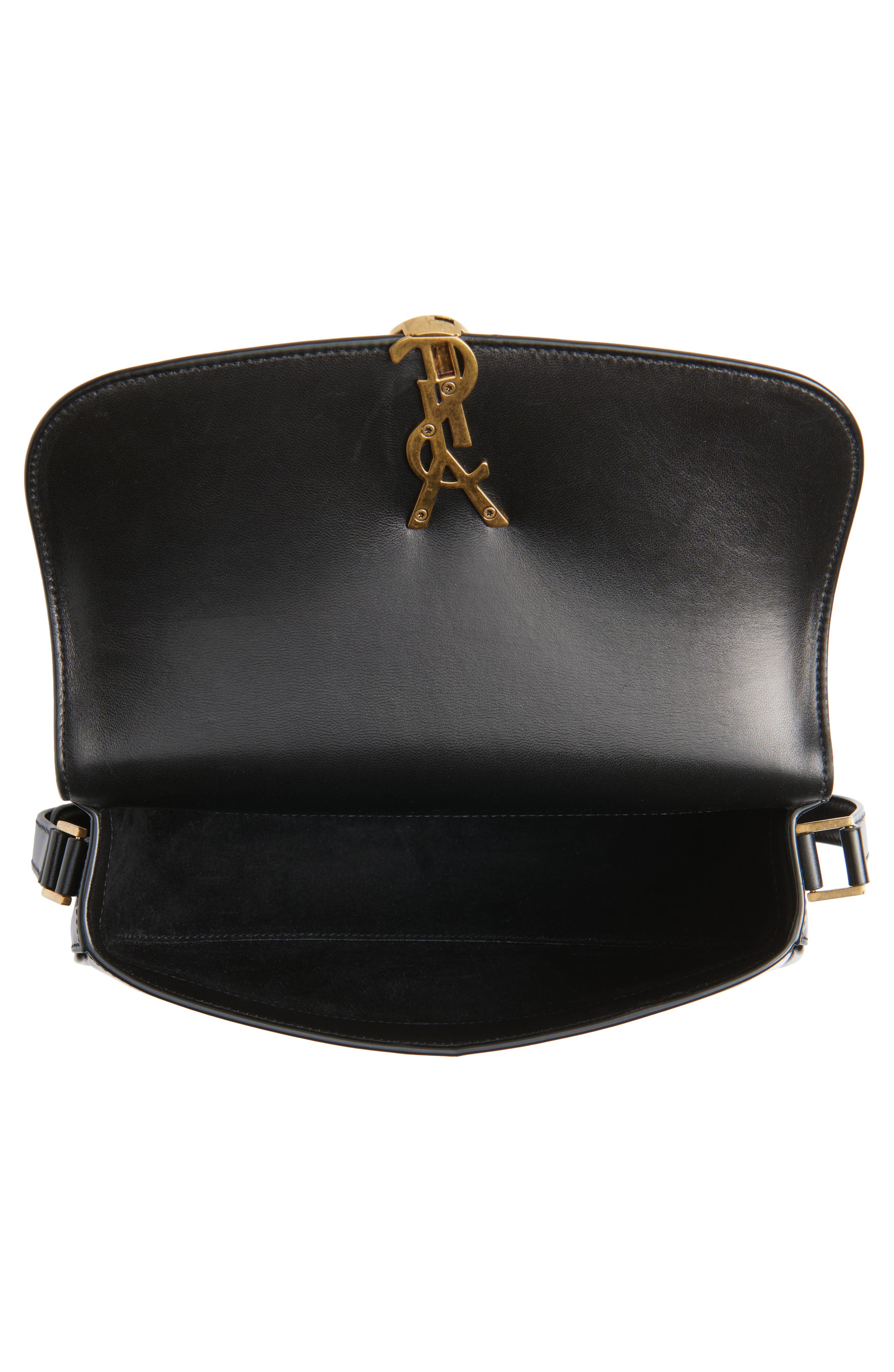 Saint Laurent Small Solferino Leather Shoulder Bag, Alternate, color, 