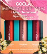 COOLA® Mineral Liplux® SPF 30 Organic Tinted Lip Balm Trio $54 Value