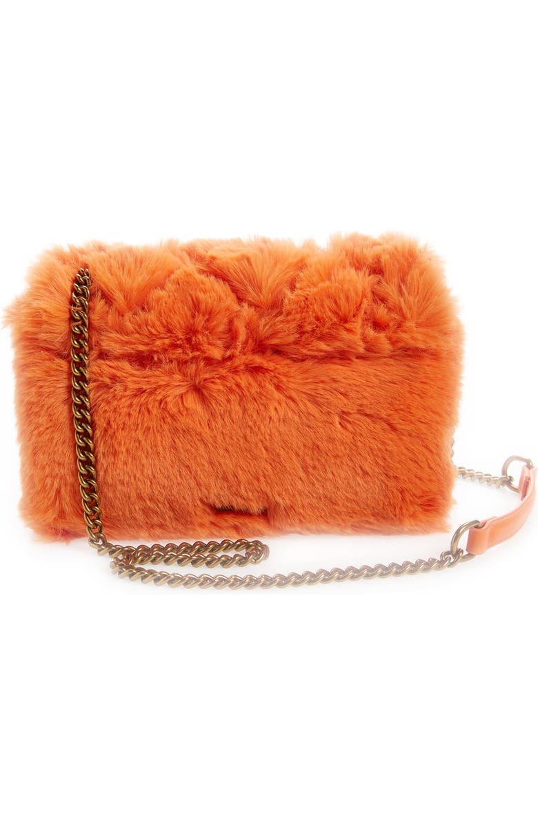 Kurt Geiger London Medium Kensington Faux Fur Crossbody Bag, Alternate, color,