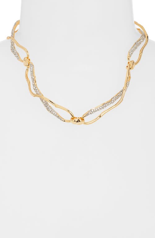 ALEXIS BITTAR ALEXIS BITTAR SOLANALES CRYSTAL INFINITY LINK NECKLACE