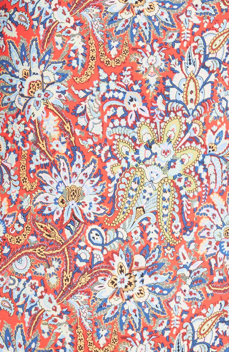 Etro Floral Paisley Print Crop Pants, Alternate, color,