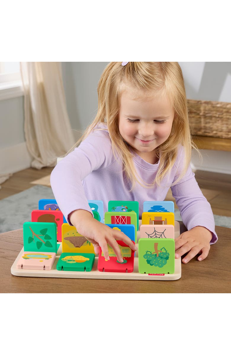 FISHER PRICE Wooden Flip & Reveal Board, Alternate, color, 