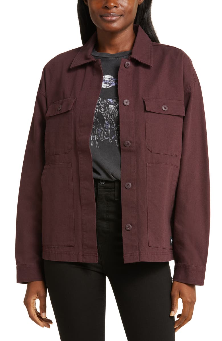 Vans Women's Minette Cotton Shacket, Main, color, 