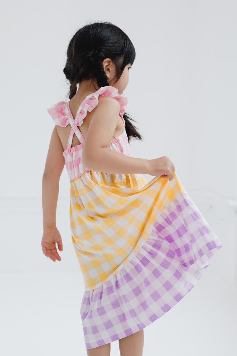 Minnie Mouse Sleeveless Midi Dress, Alternate, color, Minnie Gingham Multi