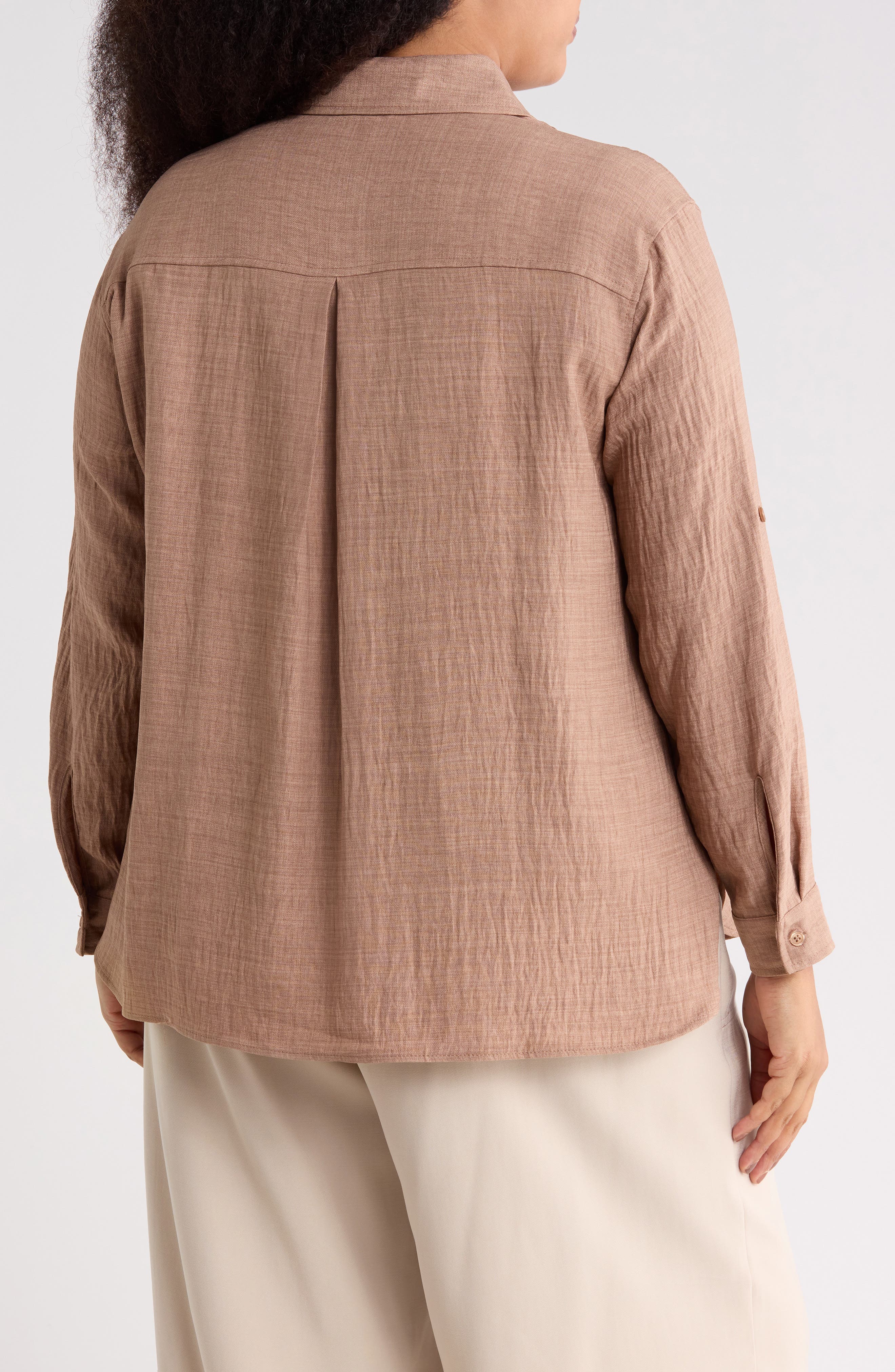 Roll Tab Sleeve Shirt - image 2