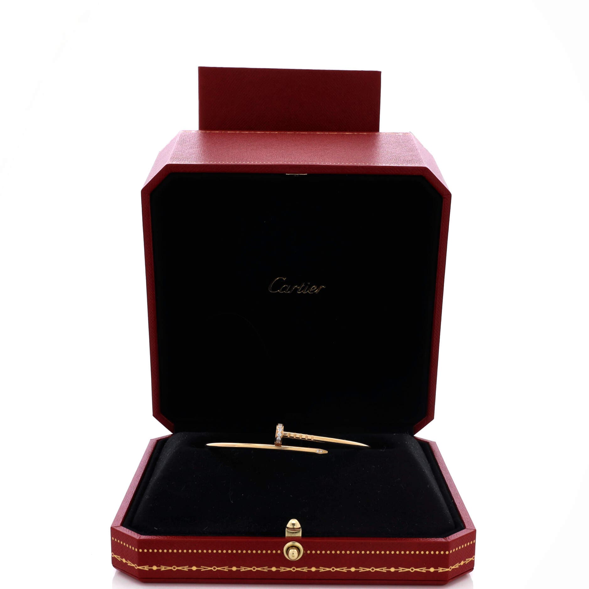 Juste un Clou Bracelet 18K Yellow Gold with Diamonds Small, Alternate, color, Metallic Gold