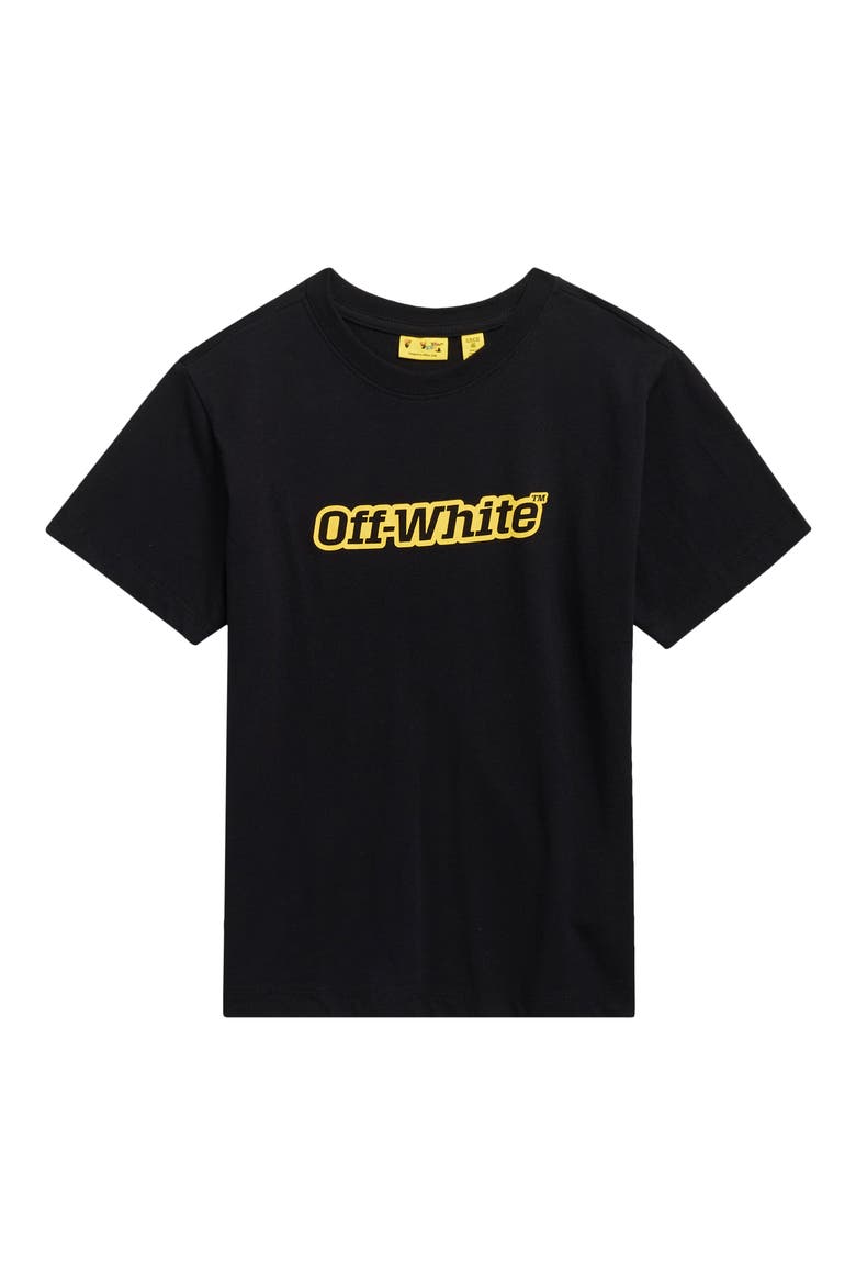 Outlined Logo Graphic T-Shirt, Main, color, BLACK