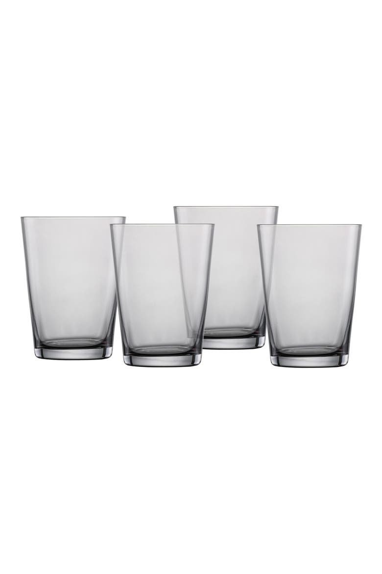 Together Set of 4 Tritan Crystal Glasses, Main, color, GRAPHITE