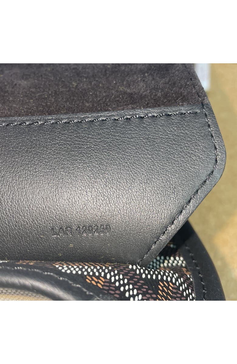 Pre-Owned Goyard Coursier Messenger Bag Coated Canvas and Leather, Alternate, color, Black