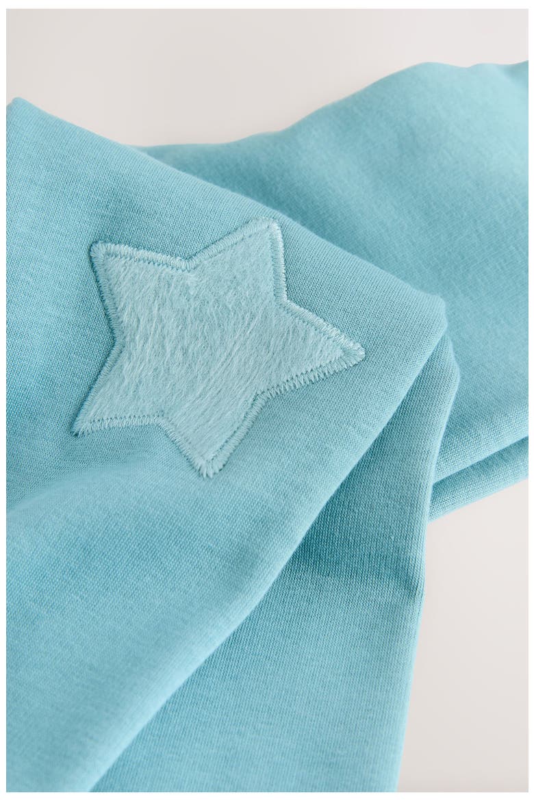 Kids' Cozy Star Knee Patch Leggings, Alternate, color, BLUE