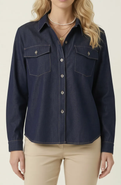 Modenaire Denim Button Up Shirt