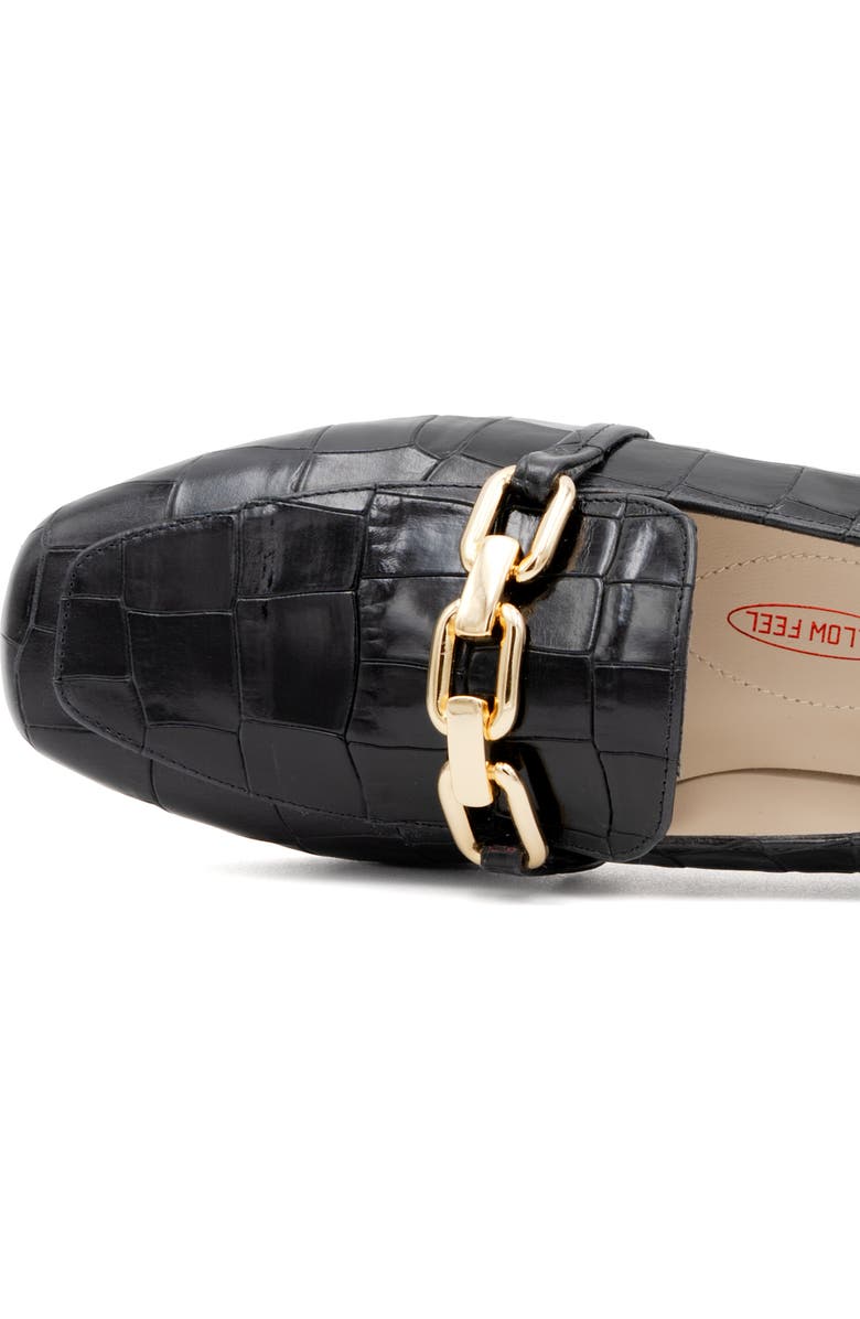 Amalfi by Rangoni Gentile Bit Loafer, Alternate, color, Black Cocco Bengala Gold