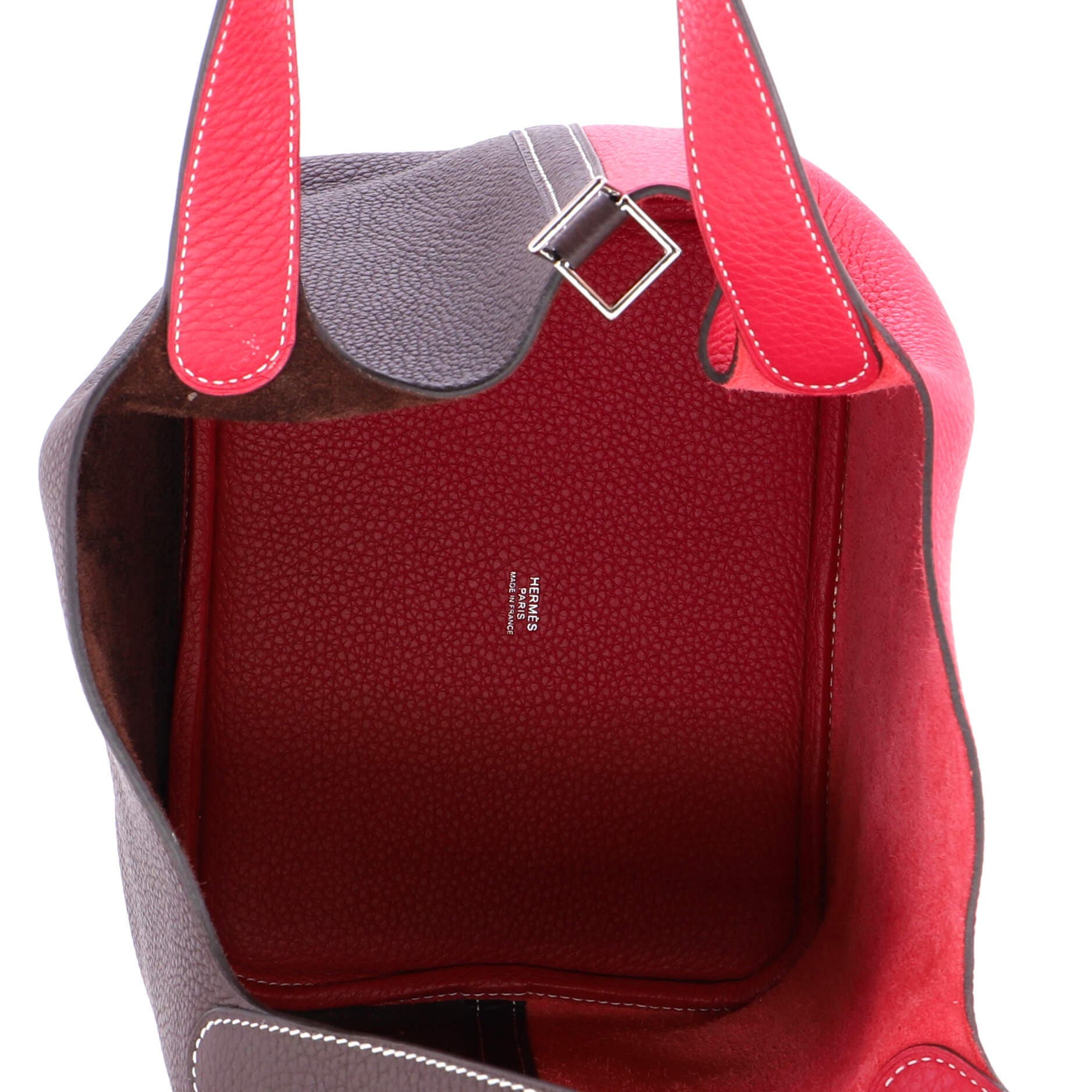 Picotin Lock Bag Bicolor Clemence MM, Alternate, color, Pink