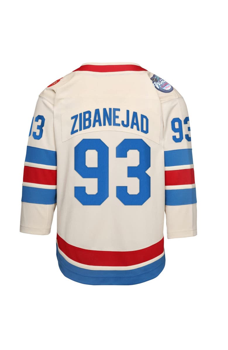 Outerstuff Youth Outerstuff Mika Zibanejad White New York Rangers 2026 NHL Winter Classic Premier Jersey, Alternate, color, White