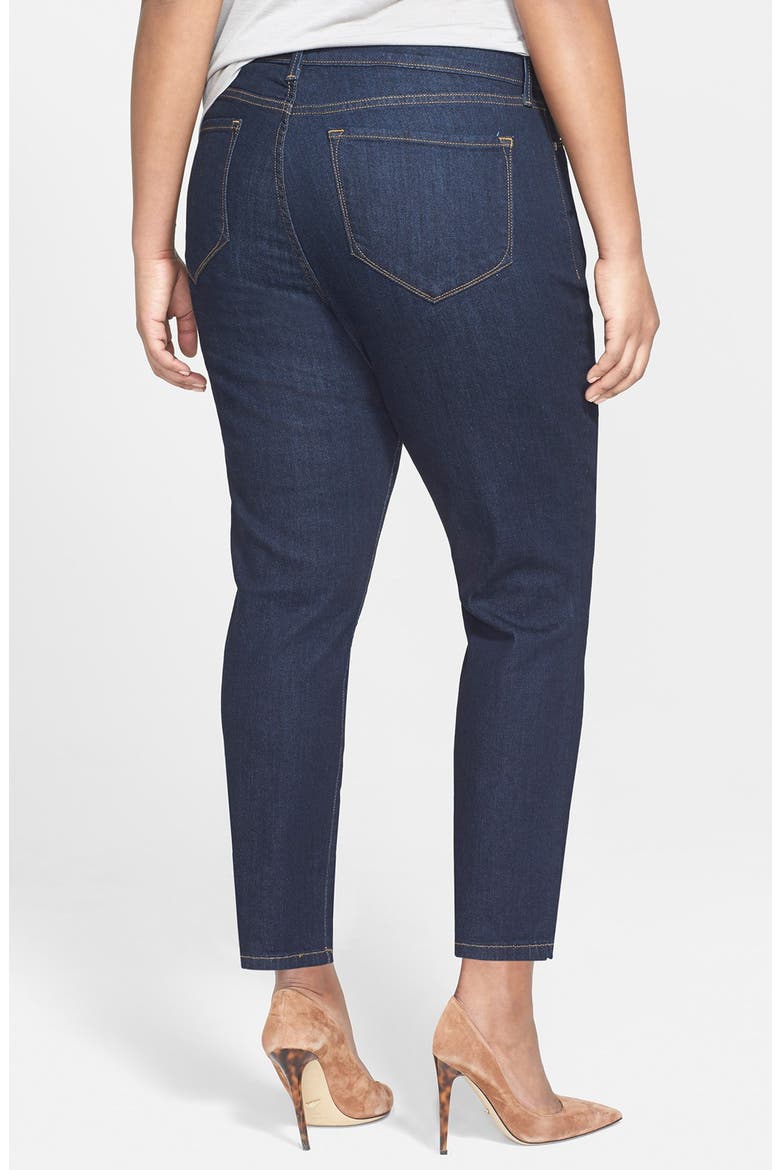 'Clarissa' Stretch Slim Ankle Jeans, Alternate, color, DARK ENZYME
