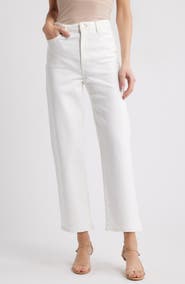 FRAME The Wide High Waist Ankle Wide Leg Jeans