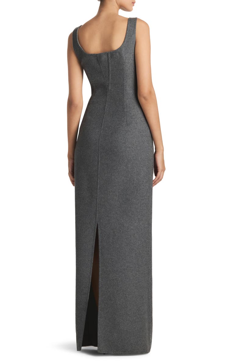 St. John Collection Double Face Wool & Cashmere Dress, Alternate, color, 