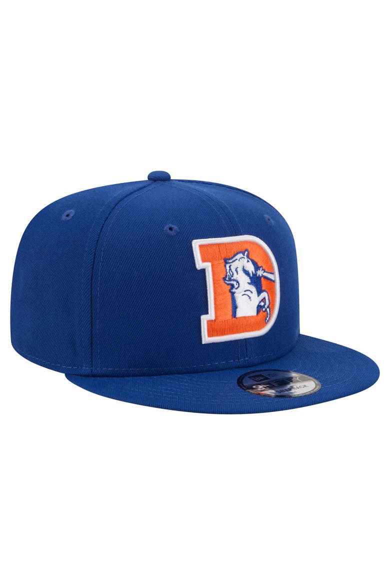 Men's New Era  Royal Denver Broncos 9FIFTY Snapback Hat, Alternate, color, Royal