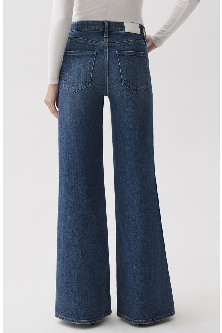 Vivian High Waist Wide Leg Petite Jeans, Alternate, color, BLUE DEPTHS