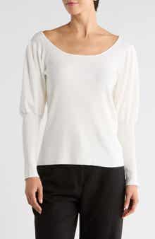 PATRIZIA LUCA Puff Sleeve Sweater