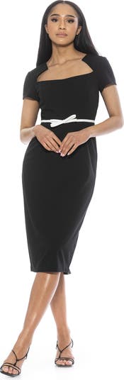 Alma Sheath Midi Dress