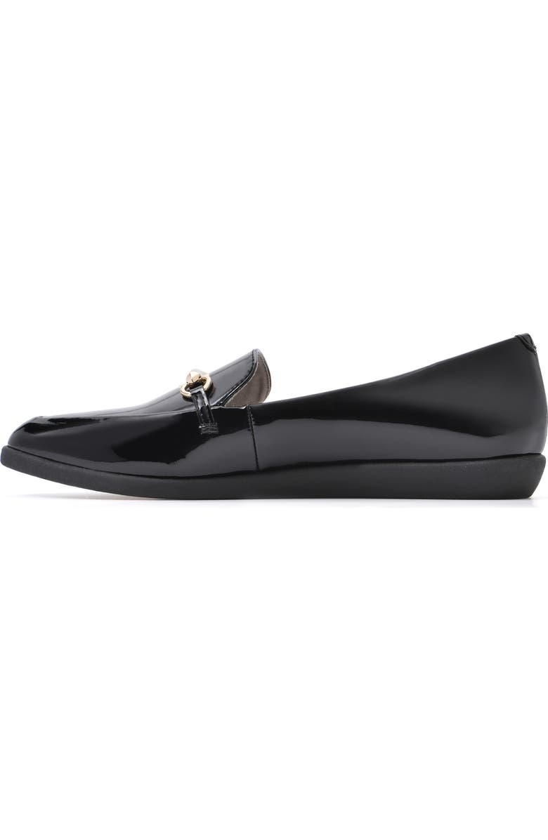 CLIFFS BY WHITE MOUNTAIN Maria Pointed Toe Loafer, Alternate, color, Black/ Patent