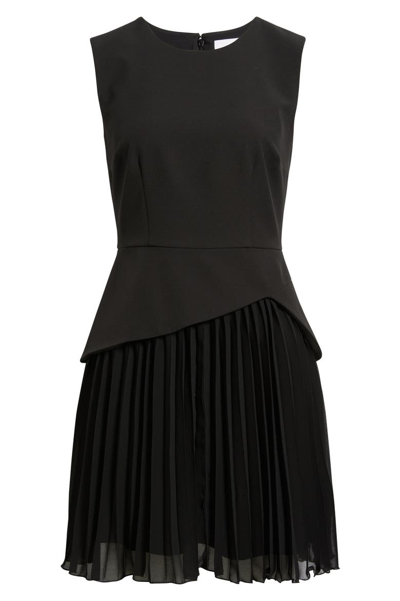 sam edelman women's mixed-media sleeveless pleated dress Sam Edelman Women's Sleeveless Pleated Midi Dress