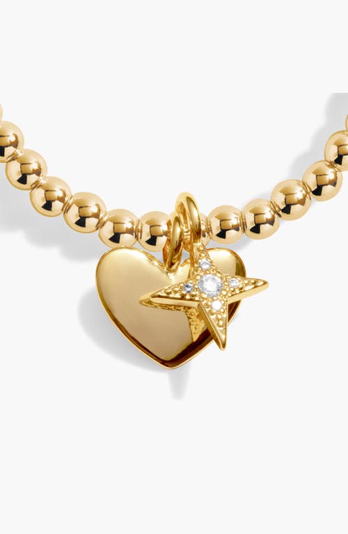 A Littles & Co. A Littles & Co A Little 'blessed To Have A Daughter Like You' Bracelet In Gold-tone Plating In Gold