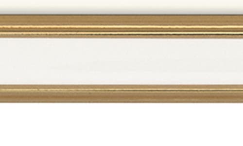 Siena Enamel & Goldtone Border 4" X 6" Picture Frame In Gold