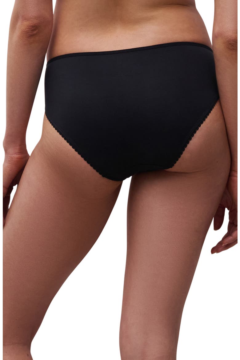 Easy Support High Waist Bikini, Alternate, color, BLACK