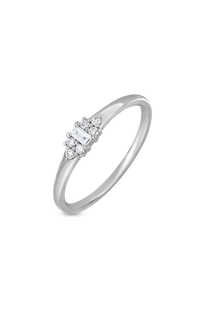 Gatsby Diamond Stacking Ring, Main, color, 18KW