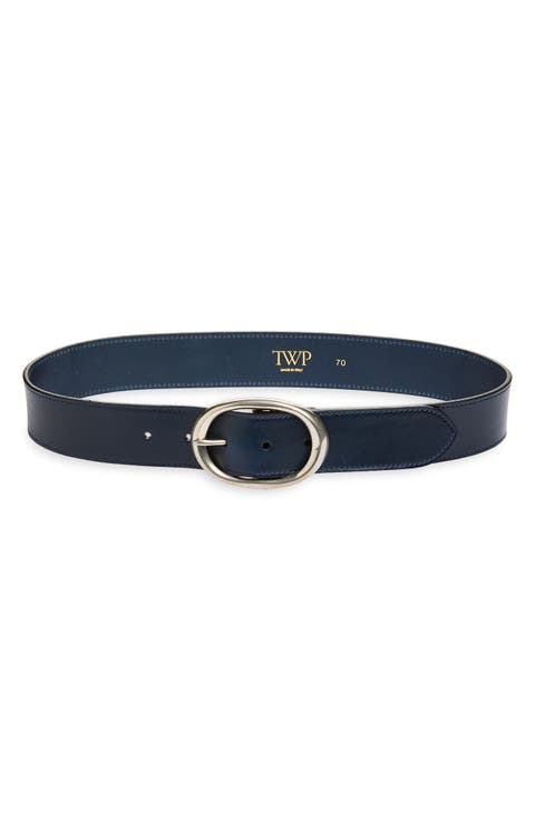 Wide Leather Belt