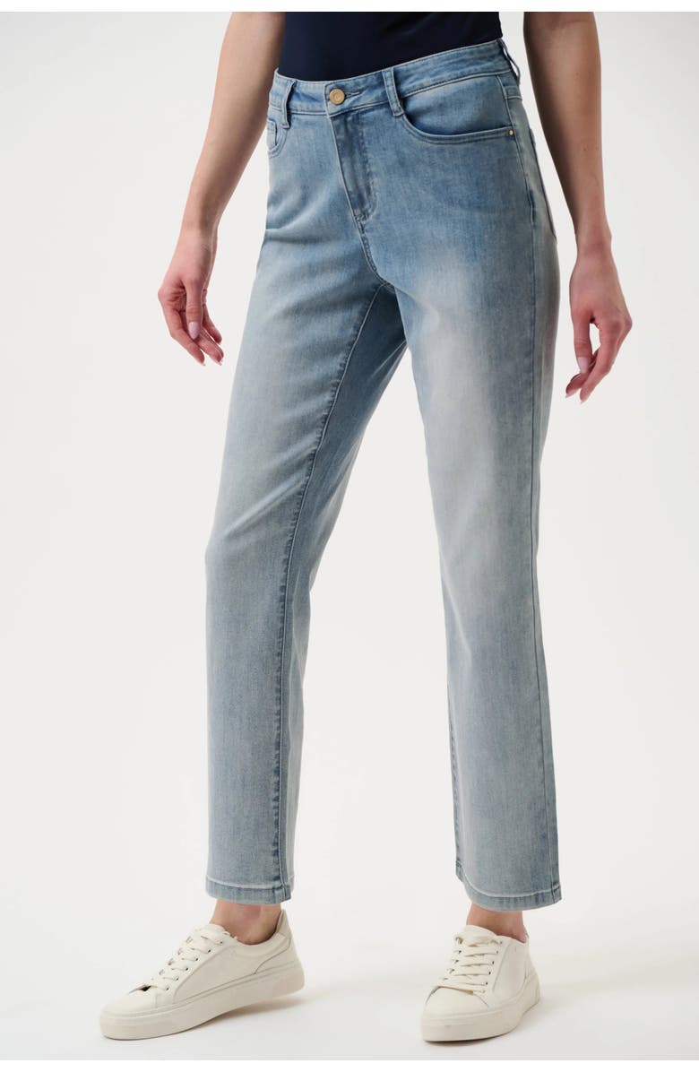 Joseph Ribkoff Gia Classic Slim Fit Stretch Jeans, Main, color, Light Blue Denim