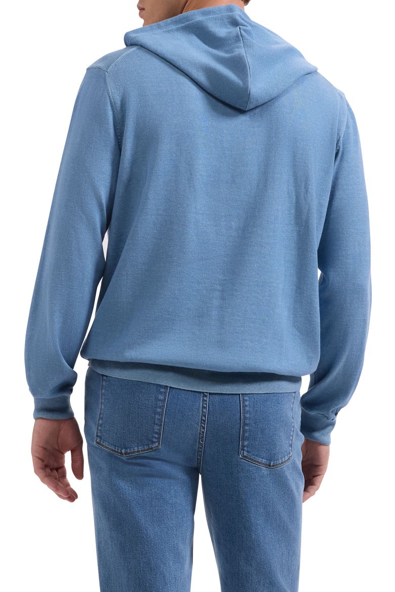 Cotton Hoodie Sweater, Alternate, color, PEACOCK