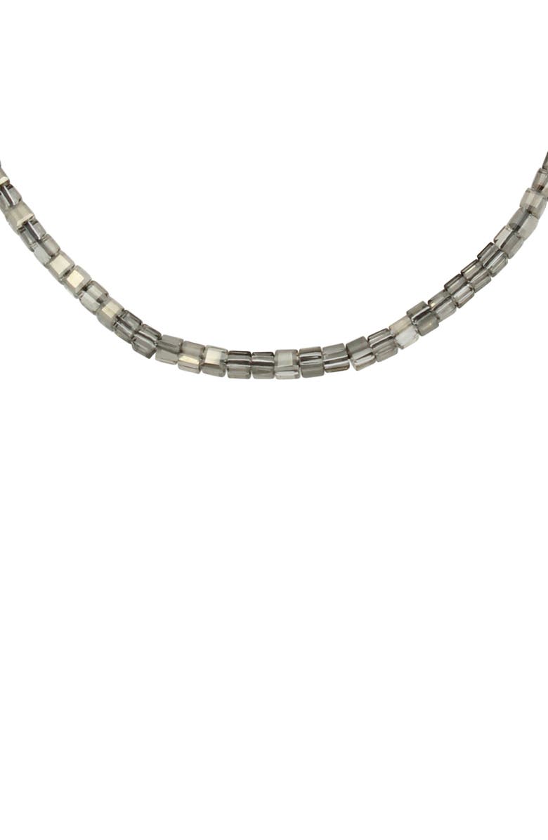 AllSaints Mixed Bead Collar Necklace, Alternate, color, Gold
