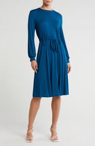 GO COUTURE Long Sleeve A-Line Dress