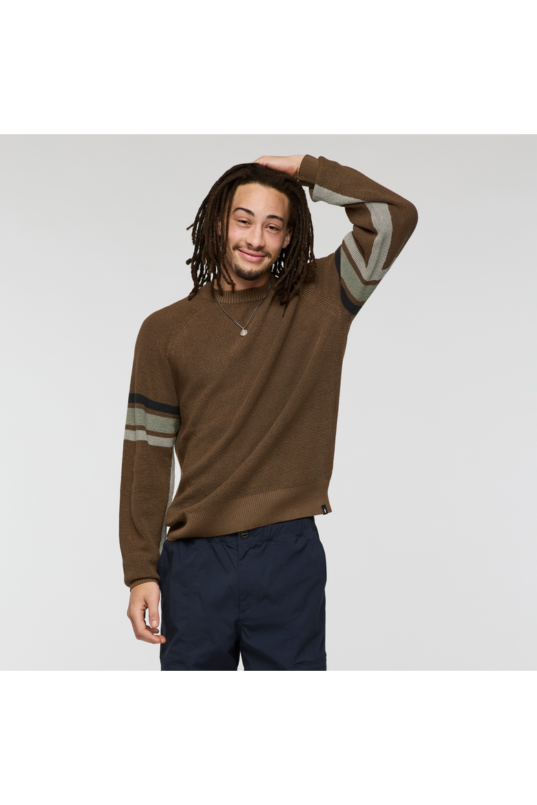 Libre Waffle Crew Sweater - Men's, Main, color, Dune