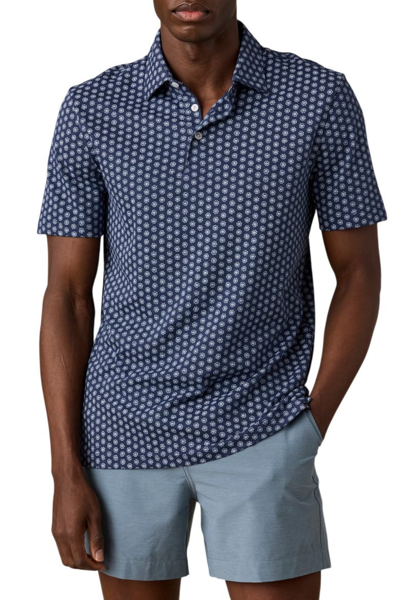 Movement Piqué Polo, Main, color, BLUE OCEAN SUNS