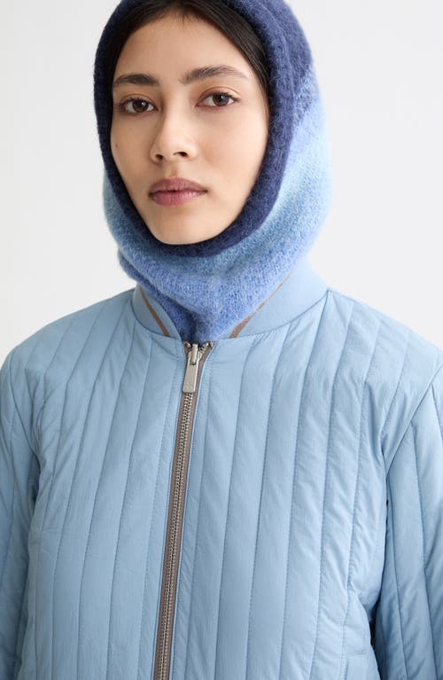 Scotch & Soda Reversible Quilted Jacket In Blue